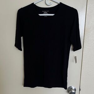 Neiman Marcus Black Short Sleeve Tee